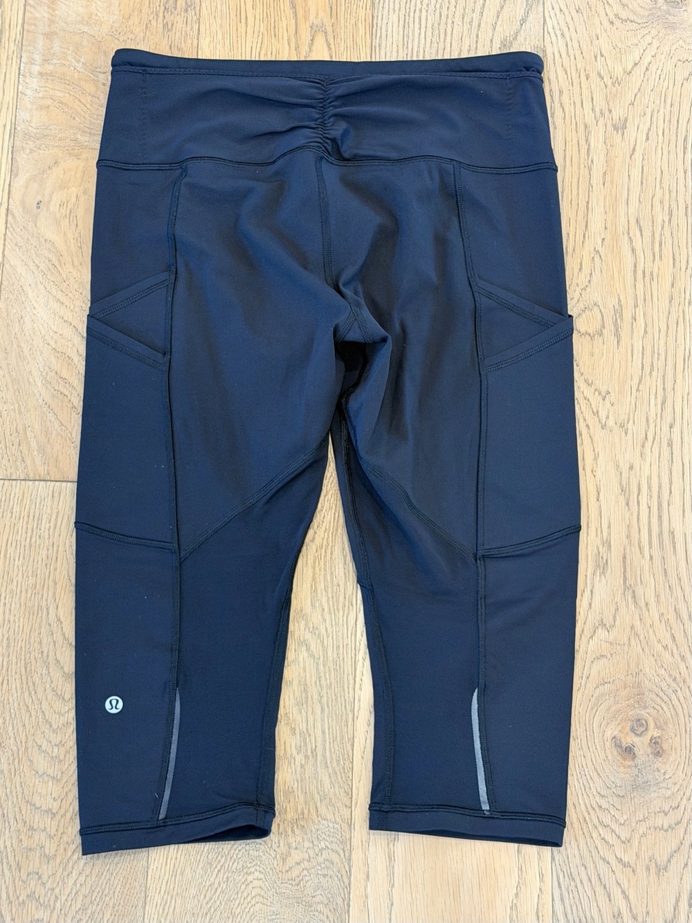 lululemon athletica Black Capris with Side Pockets